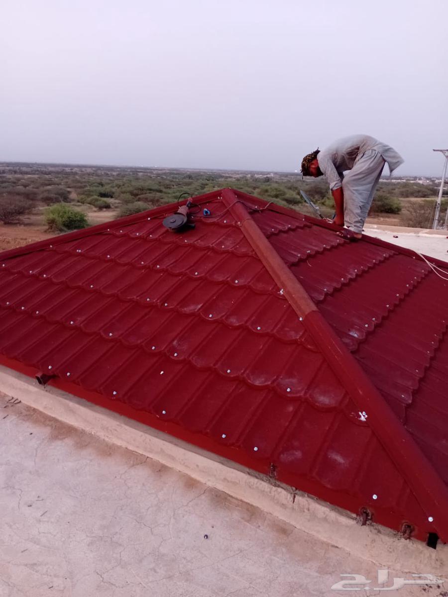 معلم حداد عندنا اسوي باب دربزين هناجر قرميد هناجر عادي64589728377987110