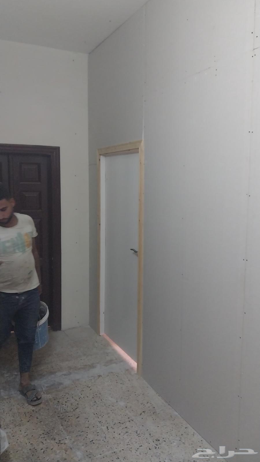 Gypsum board suspended ceiling, wallboard sheets, painting, and renovation64606275729409112