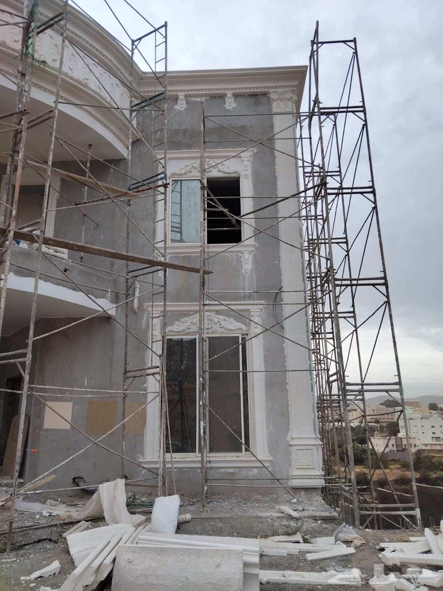 للديكورات الاسمنتي والجي ارسي الخارجي والزخارف الفني والإسلا64606403866369114