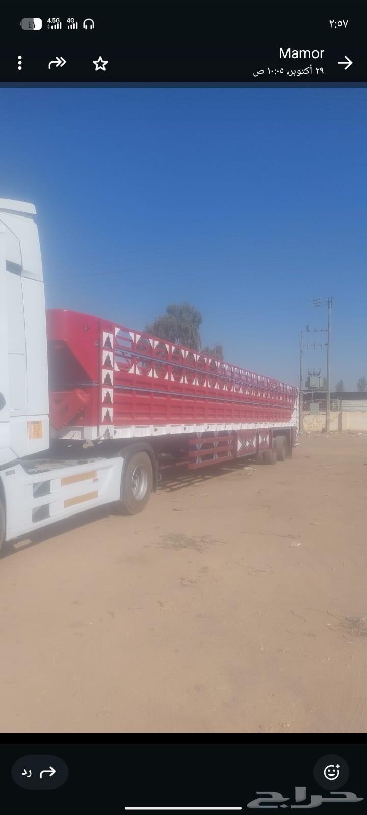 تريله ولوري جوانب عالي تحميل البضائع داخل وخارج تبوك64606403175554110