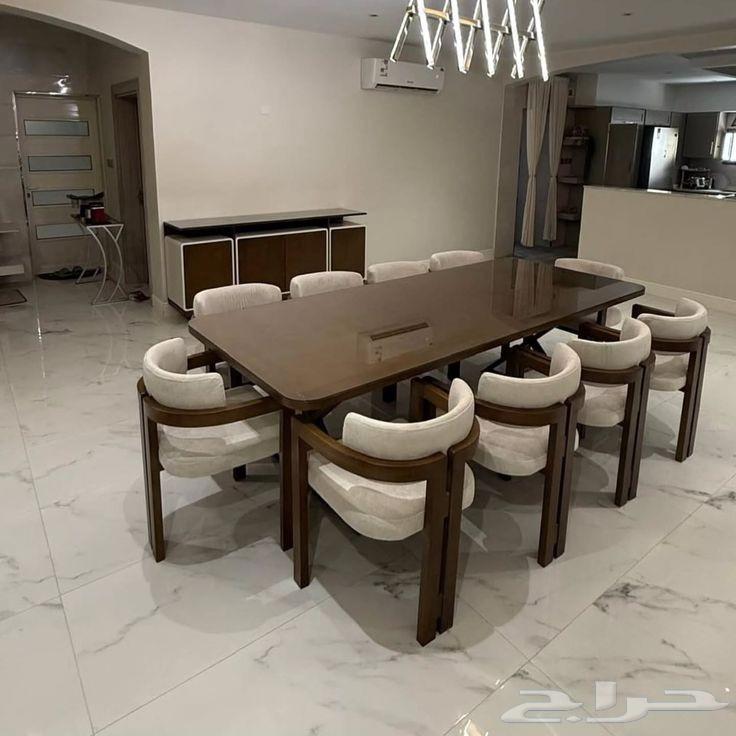 طاولات طعام تفصيل حسب الطلب قشر الجوز وبديل الحجر وبديل الرخ64606188984449110