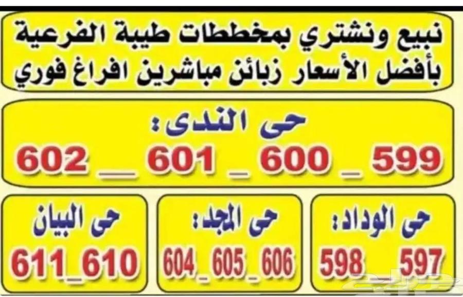 للبيع ارض في مخطط طيبه الفرعيه حي الندى الجز 602 مساحه84064618977649923114