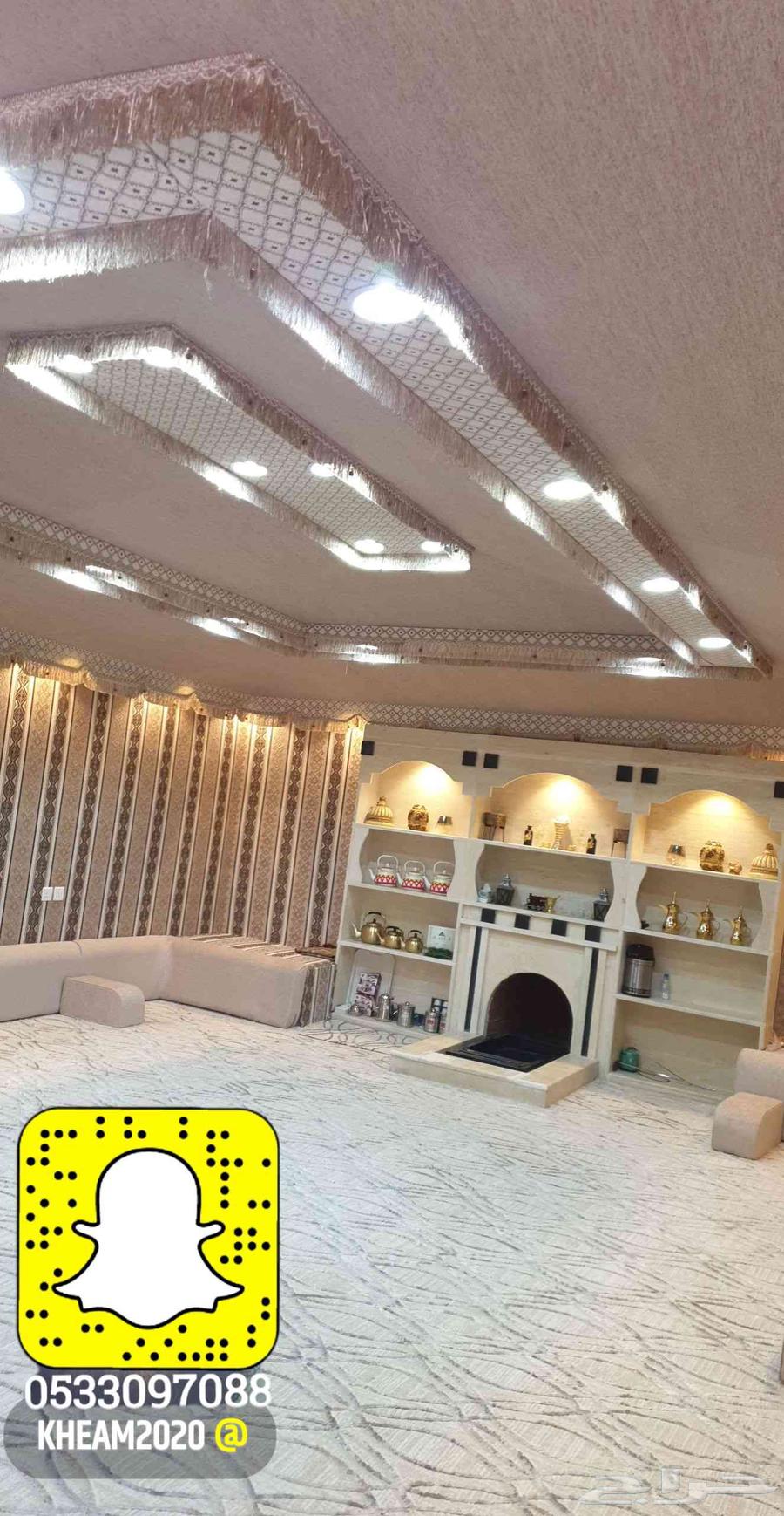 خيام بيوت شعر و مشبات نار قرميد معدني تلبيس القماش ا64619137890433111