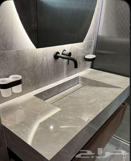 تفصيل طاولات رخام طبيعي وصناعي مغاسل رخام و بورسلان كونترات64619124398465111