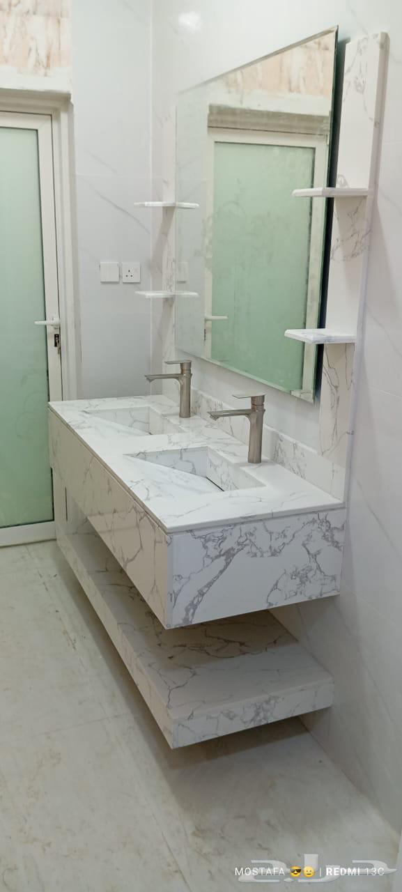 فني تركيب وتصليح مغاسل رخامية وتركيب احواض خزف64613495105665114