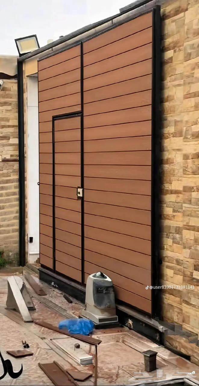 تلبيس ابواب القديمه وتزيينها بديكور شغل جبار لتواص 05353238764618890212993110
