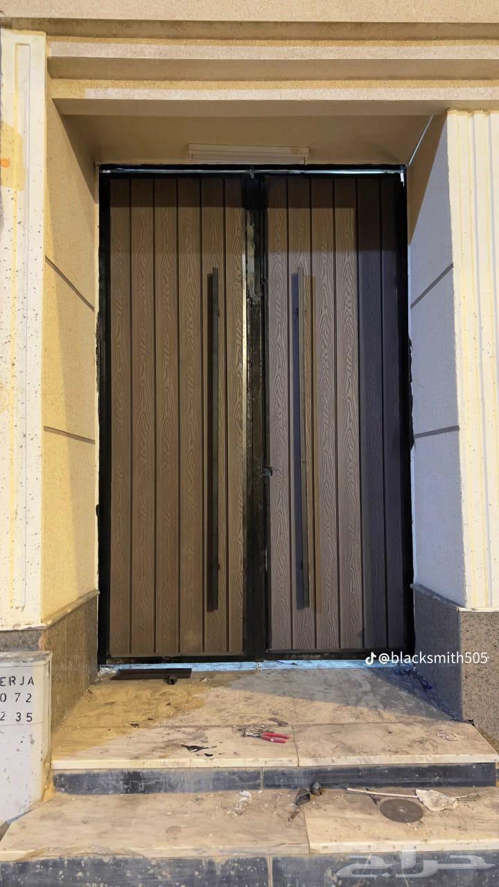 تلبيس ابواب القديمه وتزيينها بديكور شغل جبار لتواص 05353238764618890212993114