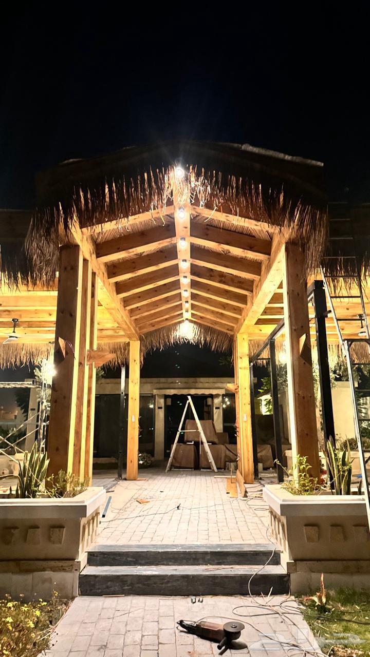 African Bamboo, Rattan, and Indonesian Thatch Canopies64619081503362114