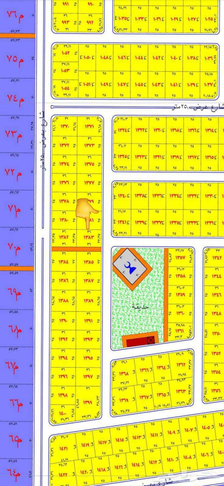 للبيع ارض في مخطط طيبه الفرعيه حي الندى الجز 602 مساحه84064618977649923113