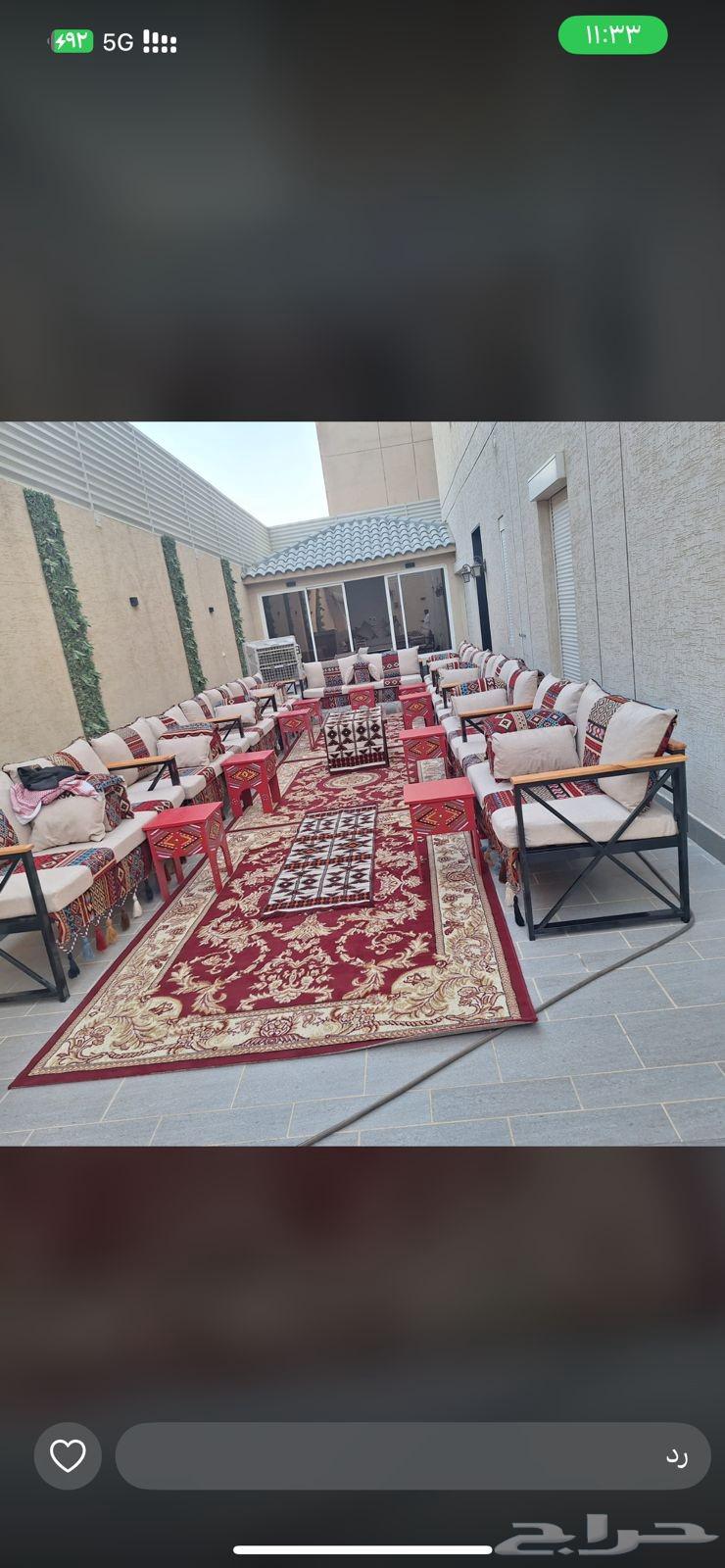 Al-Khujain: Rental of Headsets, Chairs, Tables, Heaters, Sofas, Tents, and Tents Made of Goat Hair64618903346690111