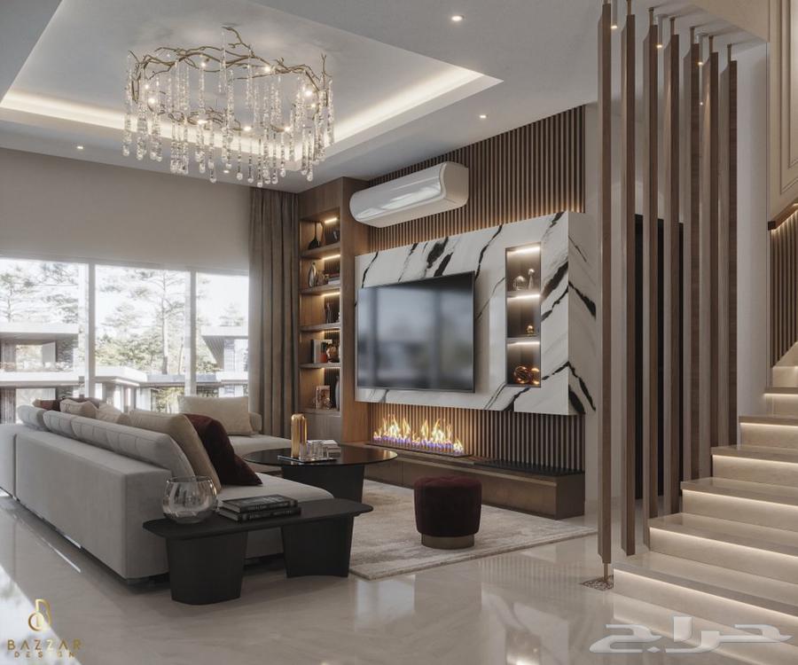 ديكورات جداريه جبس خلفيات سرير شيبورد بديل الخشب تلفزيون64619167132418112