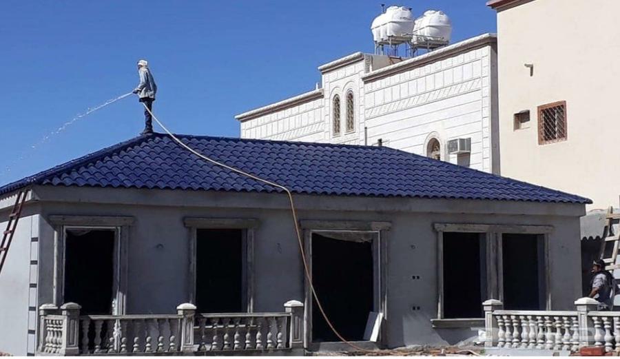 خيام بيوت شعر و مشبات نار قرميد معدني تلبيس القماش ا64619137890433110