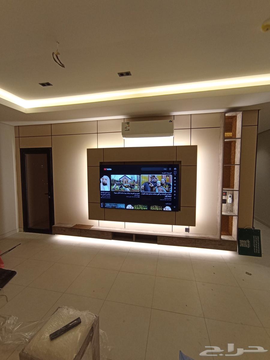 ديكورات شاشات التلفزيون ديكورات الشرقية ديكورات جميله63008565619201111
