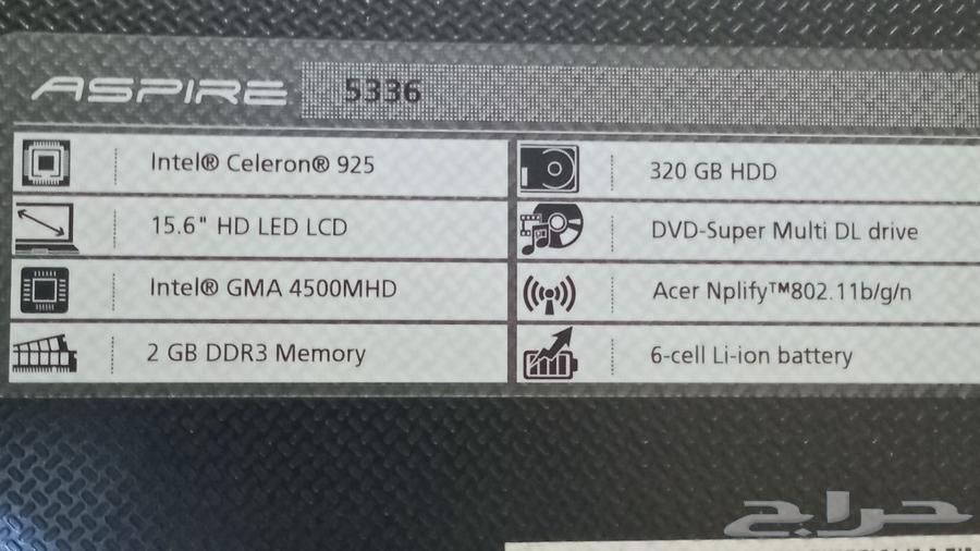 لابتوب ايسر acer نظيف63220036495234111