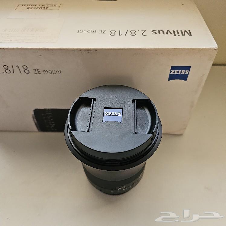 عدسة ZEISS Milvus 2.8 18 ZE-mount جديدة63220528160899111