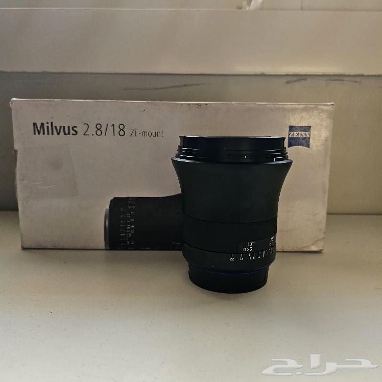 عدسة ZEISS Milvus 2.8 18 ZE-mount جديدة63220528160899114