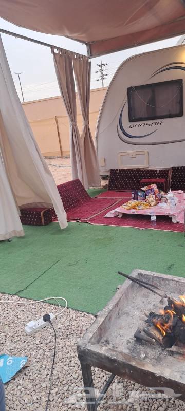 كرفان مع جلسه خارجيه و خيمه شعر ب 330 ريال63218537805699111