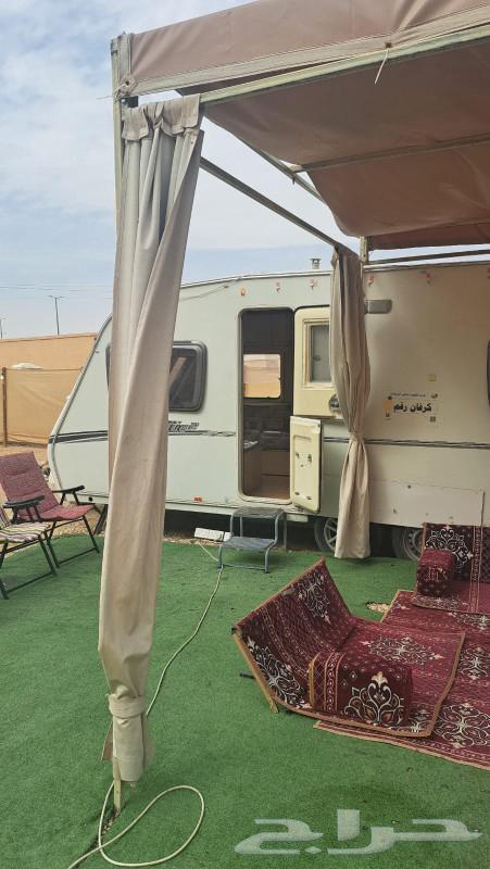 كرفان مع جلسه خارجيه و خيمه شعر ب 330 ريال63218537805699113