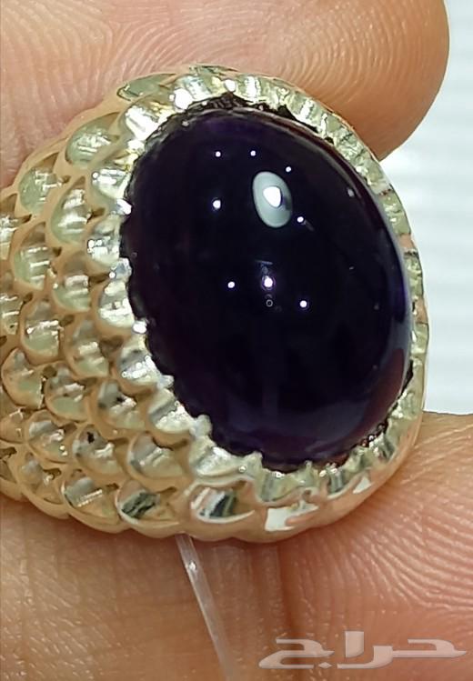 Royal-colored amethyst ring632165618393611119