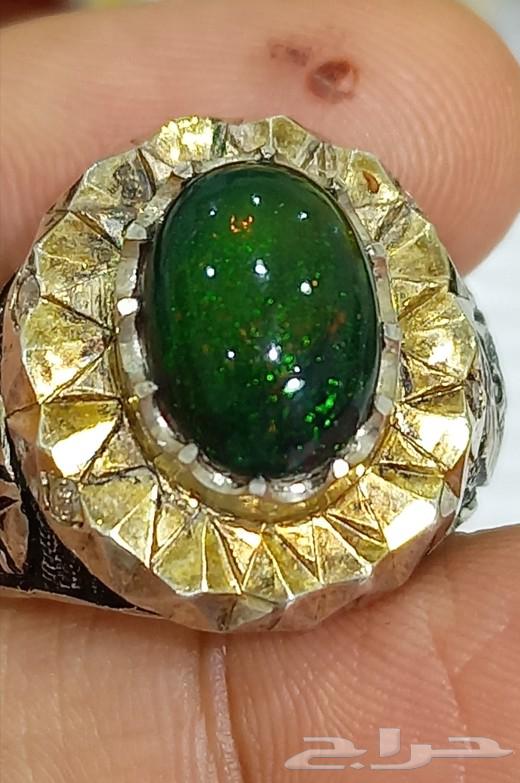 African opal ring full of fire632180383019541118