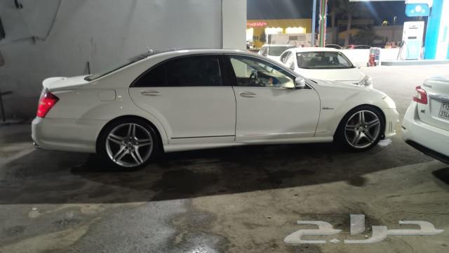 مرسيدس s500 موديل 2007 ابيض للسوم63324088448386113