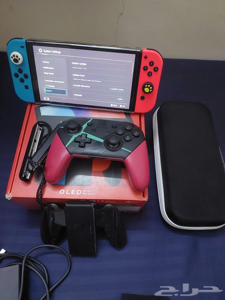 جهاز نينتندو سويتش اوليد للبيع63213675364483111