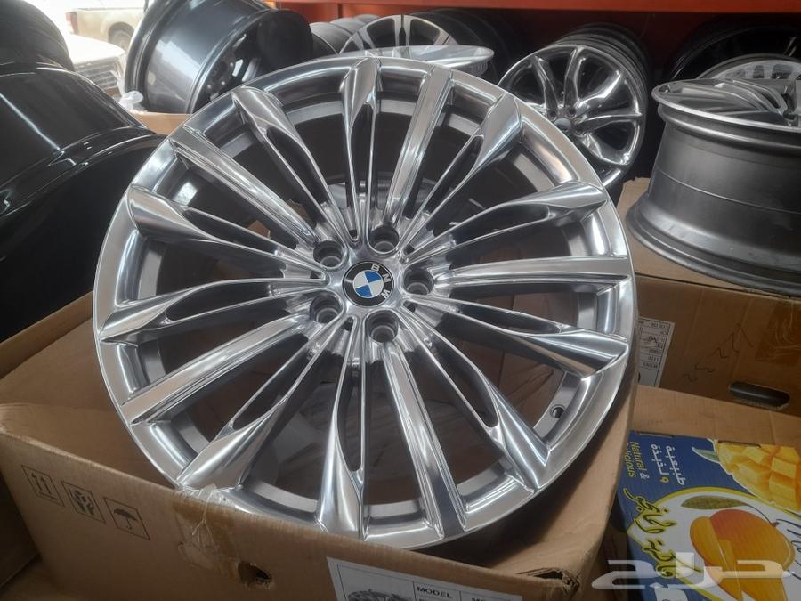 جنوط bmw730 مقاس 20 حق موديل 2017 درجه اولى كوبي ون63315195794818111