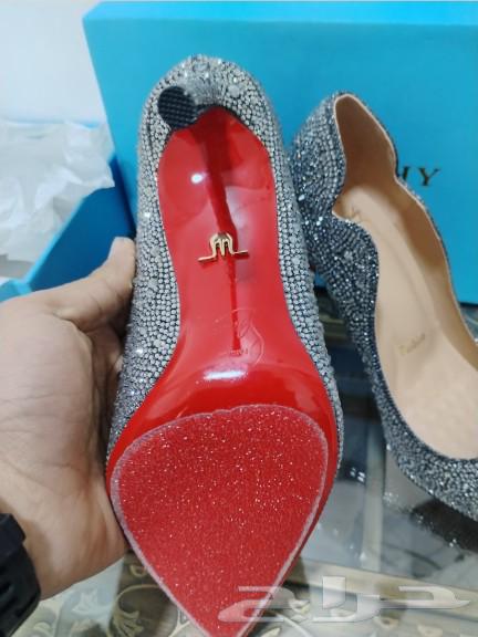 Christian Louboutin diamond high heels and coats63204514234627113
