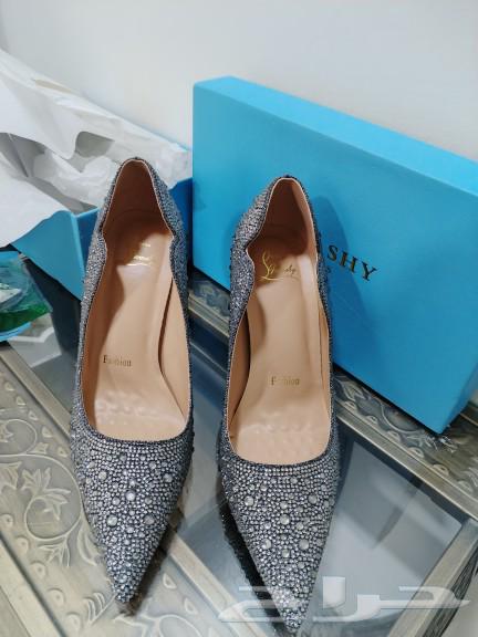 Christian Louboutin diamond high heels and coats63204514234627112