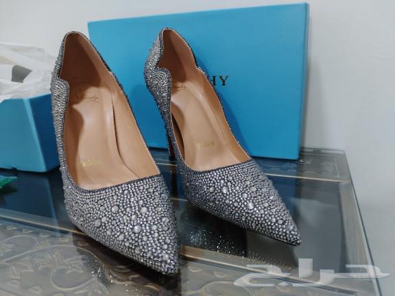 Christian Louboutin diamond high heels and coats63204514234627111