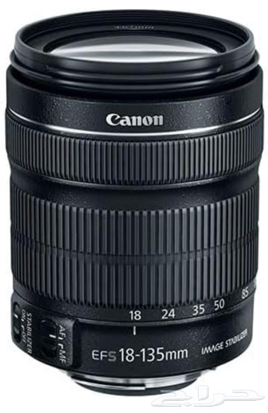 عدسة كانون بتكبير قياسي 18-135 ملم EF-S f 3.5-5.6 IS STM63006503459458114