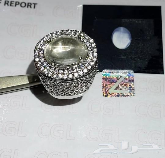 Luxury natural cat's eye topaz ring63191326987011113