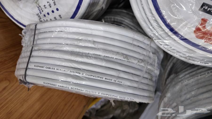 Various electrical wires for sale, size 2, approximately 90 meters, price 130 riyals63248994519553112