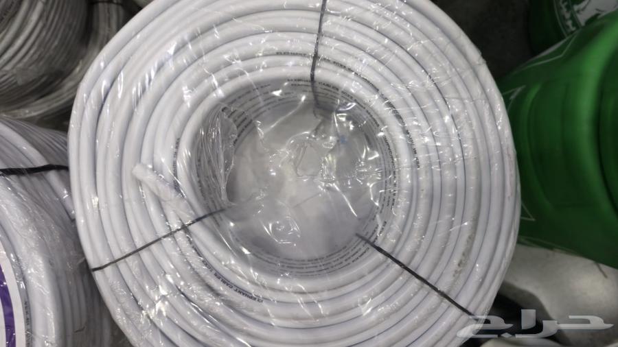 Various electrical wires for sale, size 2, approximately 90 meters, price 130 riyals63248994519553111