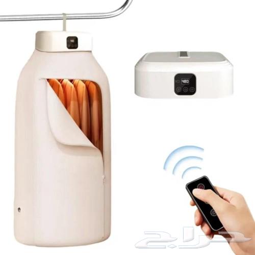 مجفف ملابس كهربائي بحجم صغير بريموت تحكم بقوة 600 واط DENX D632459556874271122