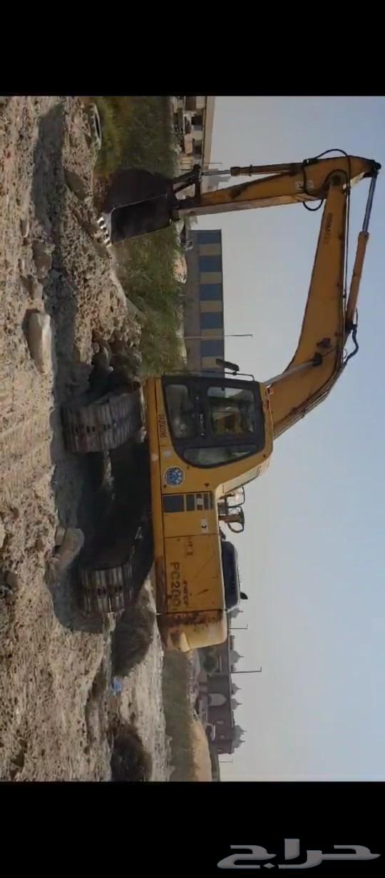 بكلين حفر وهدم وتكسير الحجر جميع متطلبات البناء يجد تريلات63376365225474111