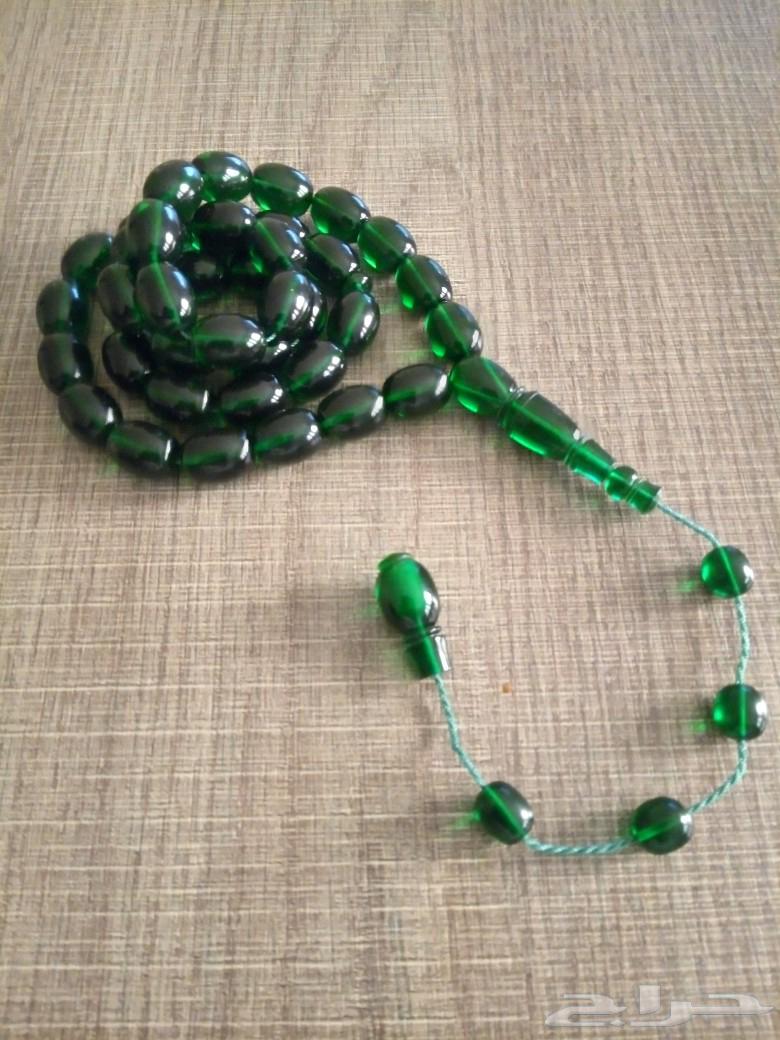 مسباح بكالايت اخضر شفاف راهي جميل ( لون الوطن )63246474278017111