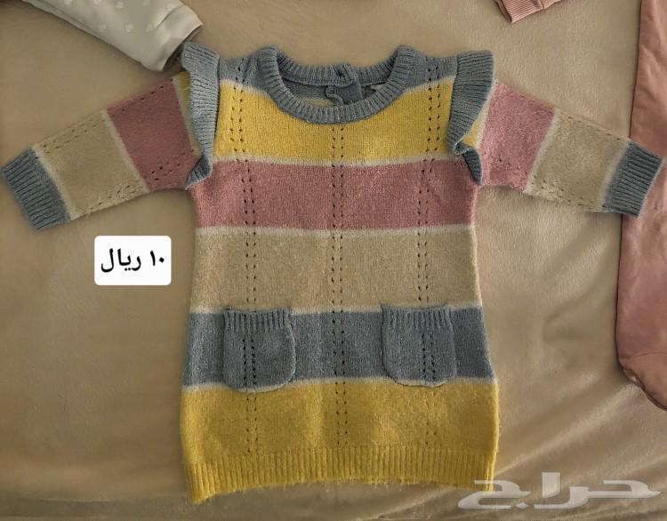 ملابس أطفال بناتية شتوية وصيفية عمر (3-6) شهور63242412400643112