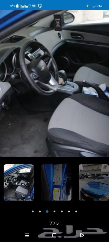 Chevrolet Cruze 2012, the car has been parked for 5 years.63365168218754112