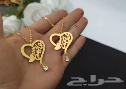 سلسل قلاده بناتي نسائي بلاسم مطلي ذهب63161270633857114