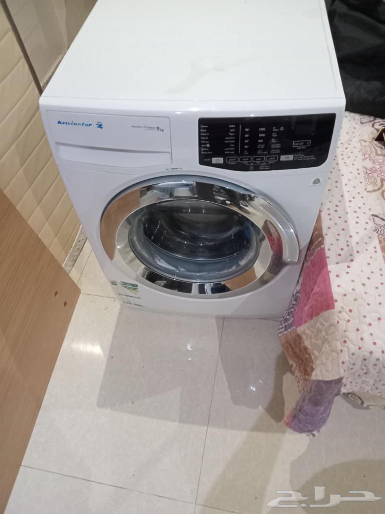 غسالة أوتوماتيك كيلفنатор بباب أمامي، مستعملة لبضعة أشهر فقط63161271016579111