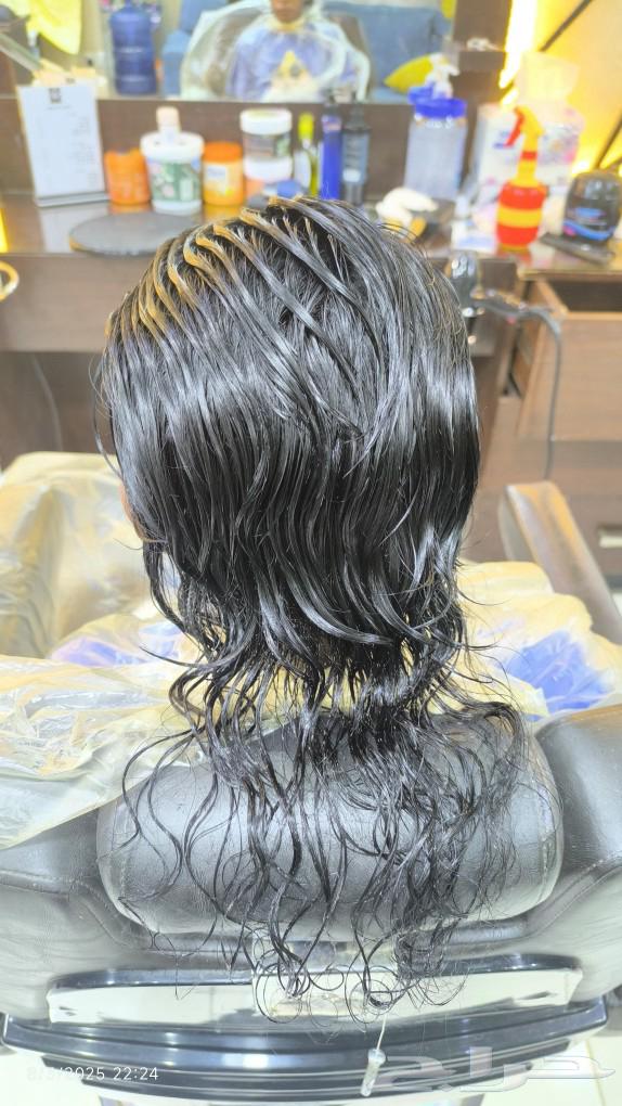 Men's wig with natural hair63157646428034111