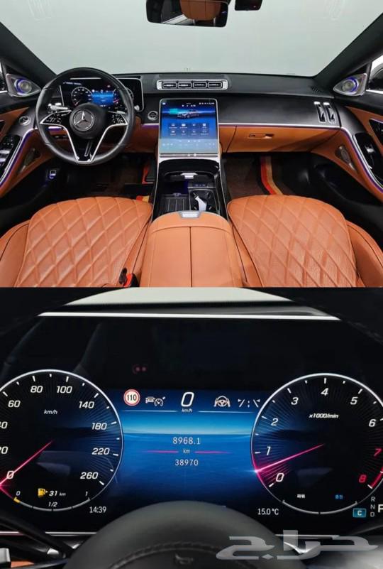 مرسيدس S450L S W223 4MATIC عداد 39 000 فقط زيرو زيرووو63222873502721112