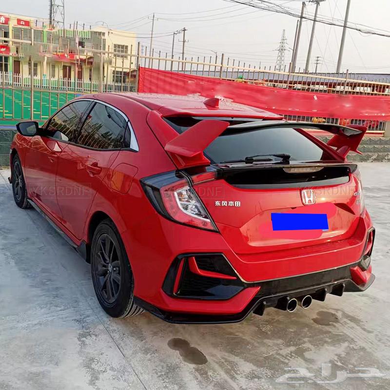 Rear sports spoiler for Honda Civic 2016-2018 at a cheap price of 200 SAR63221910987521112