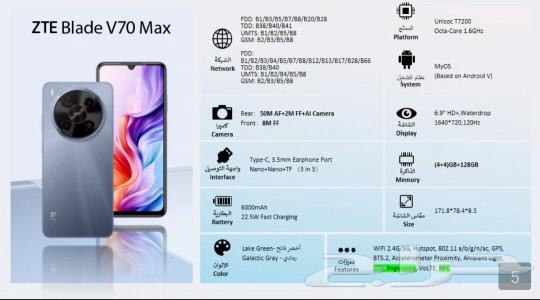 New ZTE V70 Max mobile phone63146511334274111