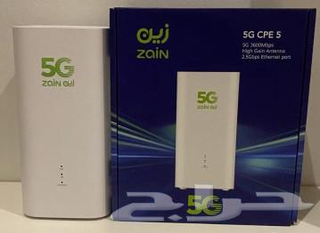 Zain 5G modem, new in box, not opened, price 600 SAR. Mobile modem63145113442561112