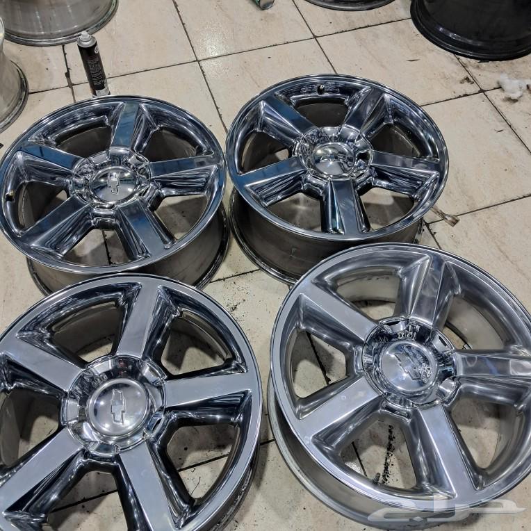 Original alloy rims for Tahoe, brand new and shiny, God willing, blessed be God.63209374514179113