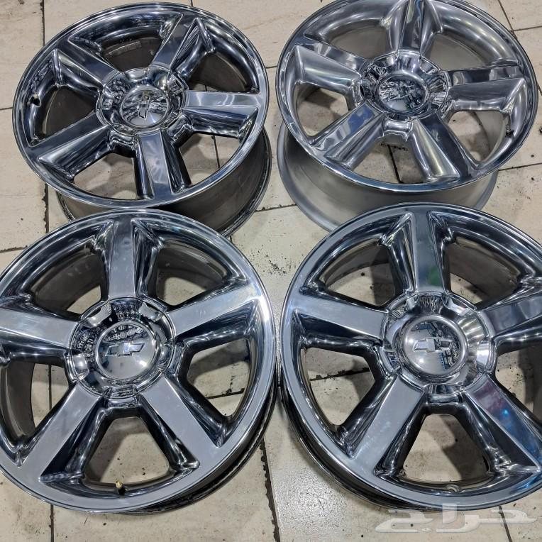 Original alloy rims for Tahoe, brand new and shiny, God willing, blessed be God.63209374514179112