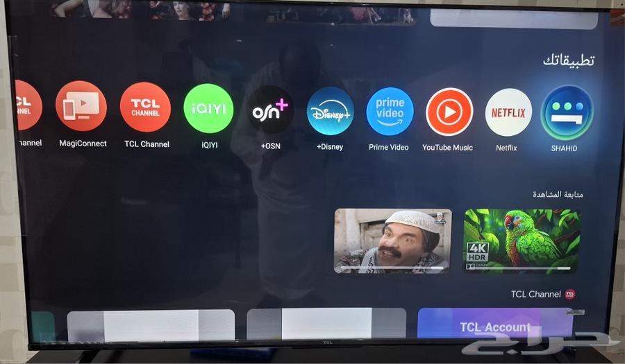 50-inch TCL screen, used for two months, clean, manufactured in 2024, with warranty632093884296971112