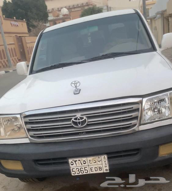 Land Cruiser 2002, manual transmission, refurbished, inspected, white color63205928857986111